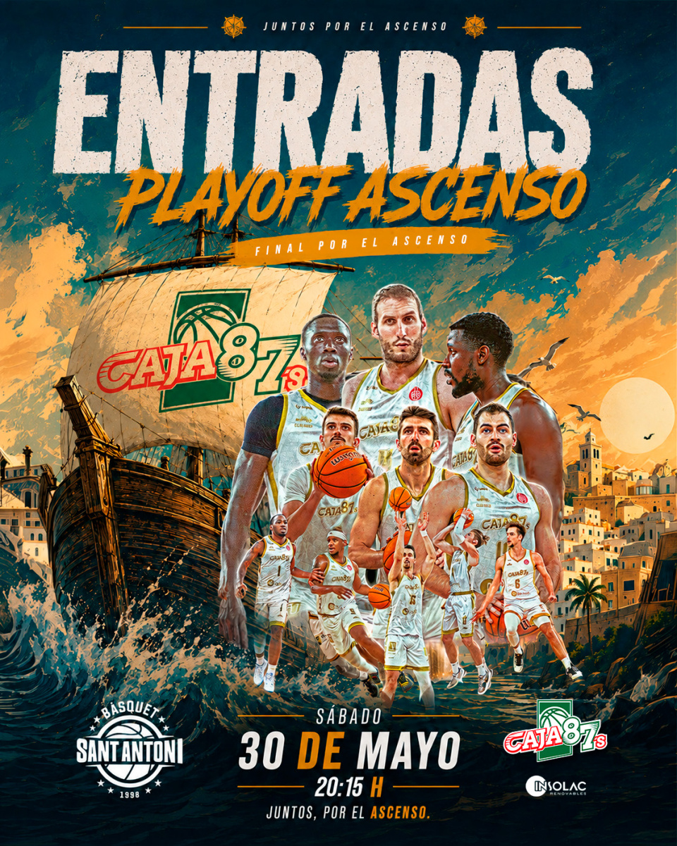 ENTRADAS CLASS BASQUET SANT ANTONI VS INSOLAC CAJA87